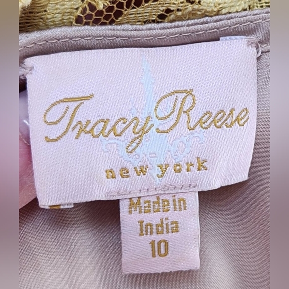 TRACY REESE Beautiful Deep Yellow Dress Barely Worn Fully Lined Stunning! EUC - Picture 9 of 10